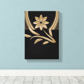 Stretched Canvas Print Moederdag Floral (Insitu (Houten vloer))
