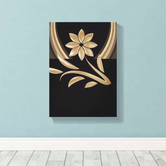 Stretched Canvas Print Moederdag Floral (Insitu (Houten vloer))