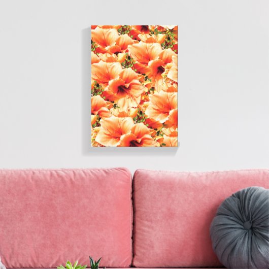 Stretched Canvas Print Moederdag Floral (Insitu (Woonkamer))