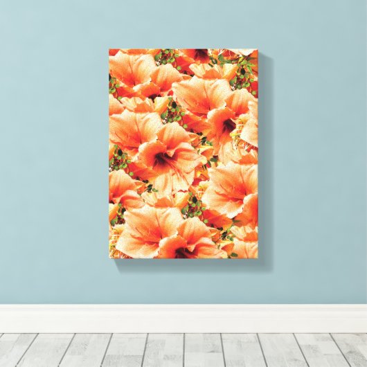 Stretched Canvas Print Moederdag Floral (Insitu (Houten vloer))