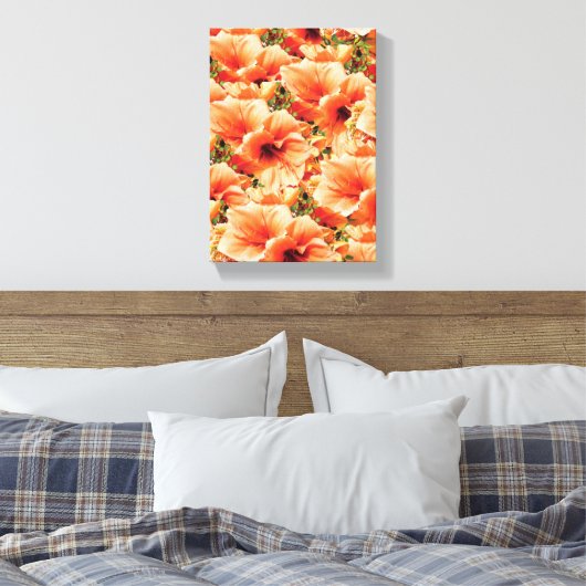 Stretched Canvas Print Moederdag Floral (Insitu (Slaapkamer))