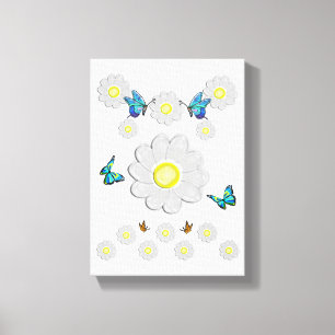 Stretched Canvas Print Moederdag Floral