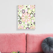 Stretched Canvas Print Moederdag Floral (Insitu (Woonkamer))