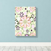 Stretched Canvas Print Moederdag Floral (Insitu (Houten vloer))