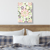Stretched Canvas Print Moederdag Floral (Insitu (Slaapkamer))