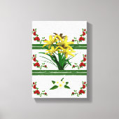 Stretched Canvas Print Moederdag Floral (Voorkant)