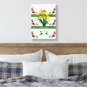 Stretched Canvas Print Moederdag Floral (Insitu (Slaapkamer))