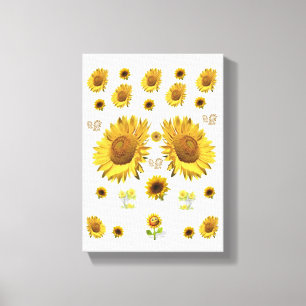 Stretched Canvas Print Moederdag Floral