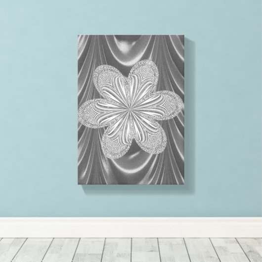 Stretched Canvas Print Moederdag Floral (Insitu (Houten vloer))