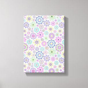 Stretched Canvas Print Moederdag Floral