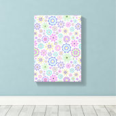 Stretched Canvas Print Moederdag Floral (Insitu (Houten vloer))