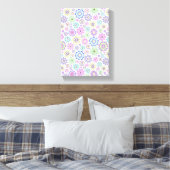 Stretched Canvas Print Moederdag Floral (Insitu (Slaapkamer))