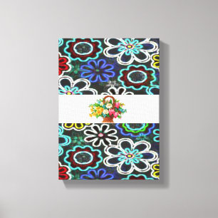 Stretched Canvas Print Moederdag Floral