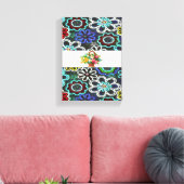 Stretched Canvas Print Moederdag Floral (Insitu (Woonkamer))