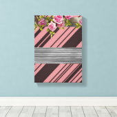 Stretched Canvas Print Moederdag Floral (Insitu (Houten vloer))