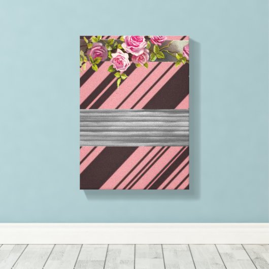 Stretched Canvas Print Moederdag Floral (Insitu (Houten vloer))