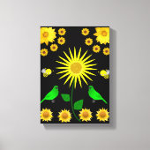 Stretched Canvas Print Moederdag Floral (Voorkant)