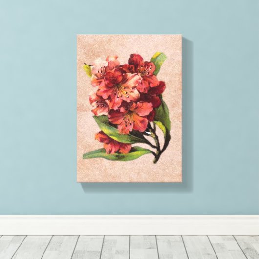 Stretched Canvas Print Moederdag Floral (Insitu (Houten vloer))