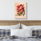 Stretched Canvas Print Moederdag Floral (Insitu (Slaapkamer))