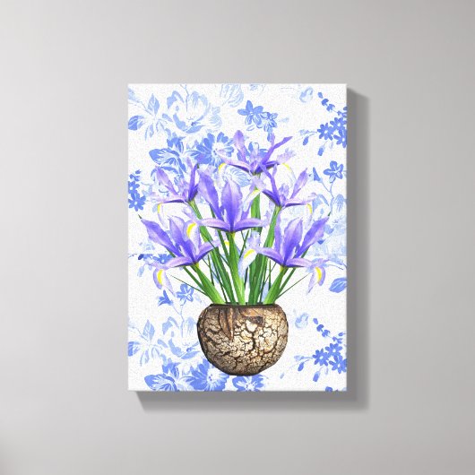 Stretched Canvas Print Moederdag Floral (Voorkant)