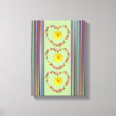 Stretched Canvas Print Moederdag Floral (Voorkant)