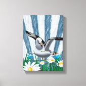 Stretched Canvas Print Moederdag Floral (Voorkant)