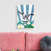 Stretched Canvas Print Moederdag Floral (Insitu (Woonkamer))