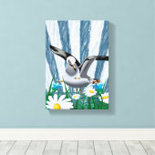 Stretched Canvas Print Moederdag Floral (Insitu (Houten vloer))