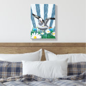 Stretched Canvas Print Moederdag Floral (Insitu (Slaapkamer))