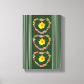 Stretched Canvas Print Moederdag Floral (Voorkant)