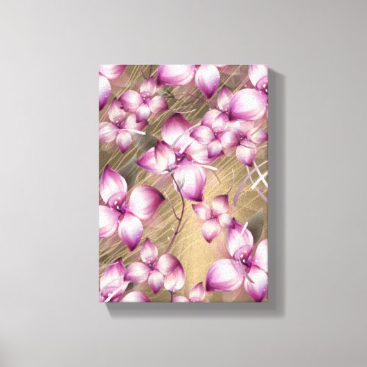 Stretched Canvas Print Moederdag Floral (Voorkant)