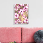 Stretched Canvas Print Moederdag Floral (Insitu (Woonkamer))