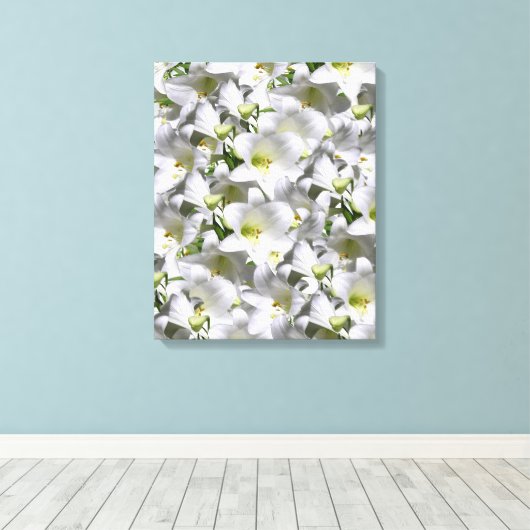 Stretched Canvas Print Moederdag Floral (Insitu (Houten vloer))