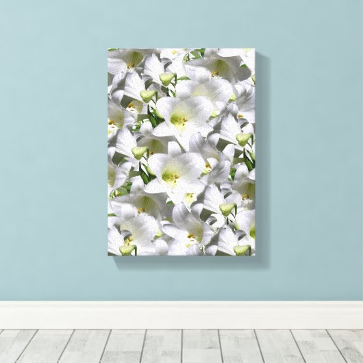 Stretched Canvas Print Moederdag Floral (Insitu (Houten vloer))