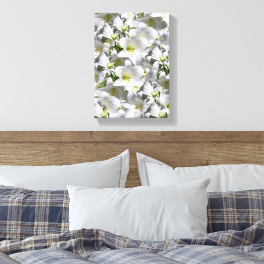 Stretched Canvas Print Moederdag Floral (Insitu (Slaapkamer))