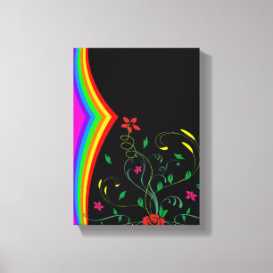 Stretched Canvas Print Moederdag Floral