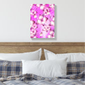 Stretched Canvas Print Moederdag Floral (Insitu (Slaapkamer))