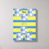 Stretched Canvas Print Moederdag Floral (Voorkant)