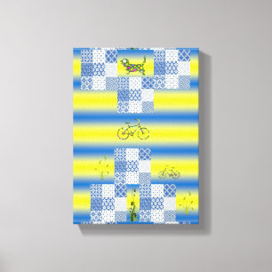 Stretched Canvas Print Moederdag Floral