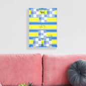 Stretched Canvas Print Moederdag Floral (Insitu (Woonkamer))