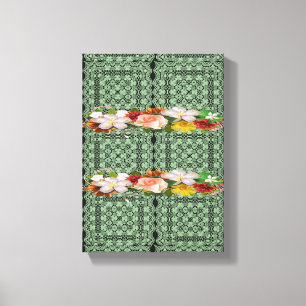 Stretched Canvas Print Moederdag Floral