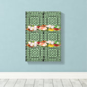 Stretched Canvas Print Moederdag Floral (Insitu (Houten vloer))