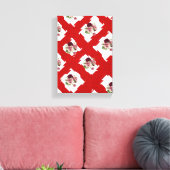 Stretched Canvas Print Moederdag Floral (Insitu (Woonkamer))