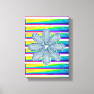 Stretched Canvas Print Moederdag Floral