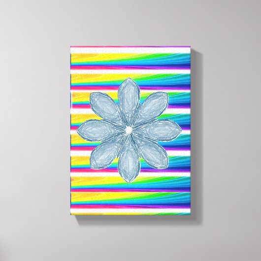 Stretched Canvas Print Moederdag Floral (Voorkant)
