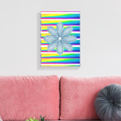 Stretched Canvas Print Moederdag Floral (Insitu (Woonkamer))