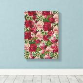 Stretched Canvas Print Moederdag Floral (Insitu (Houten vloer))
