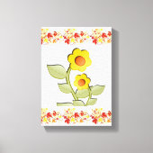 Stretched Canvas Print Moederdag Floral (Voorkant)