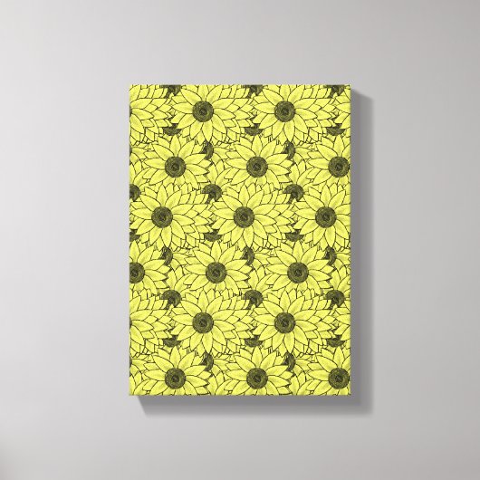 Stretched Canvas Print Moederdag Floral (Voorkant)