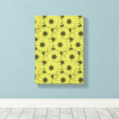 Stretched Canvas Print Moederdag Floral (Insitu (Houten vloer))
